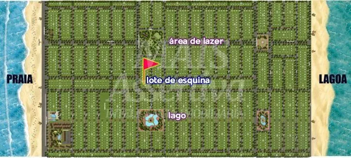 Terreno de esquina em Condomínio Balneário Gaivota