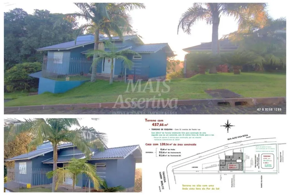 Residencia para venda em Ivoti de 120,00m² construido - 2 Dormitórios 