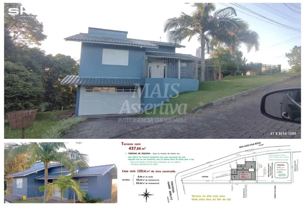 Residencia para venda em Ivoti de 120,00m² construido - 2 Dormitórios 