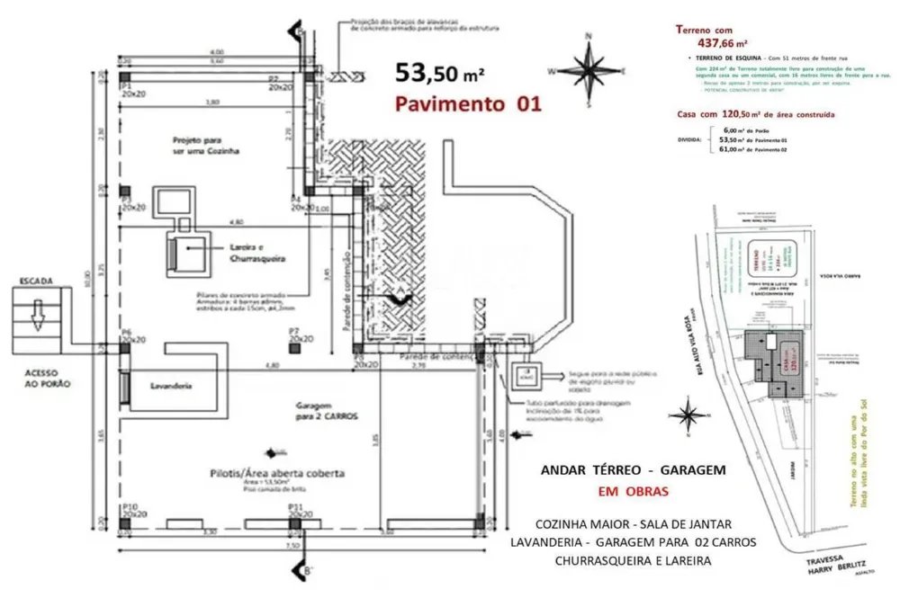 Residencia para venda em Ivoti de 120,00m² construido - 2 Dormitórios 