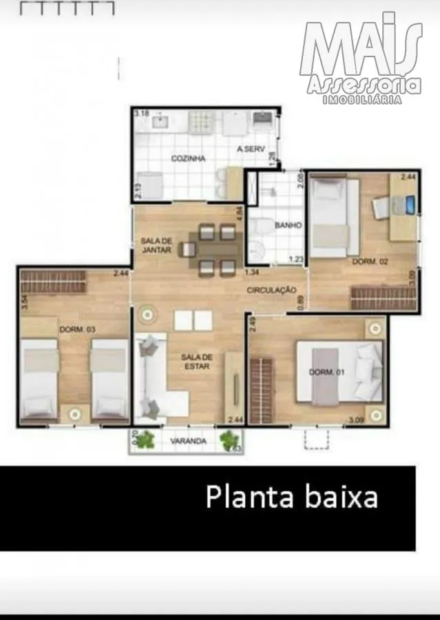 Apartamento para Venda em São Leopoldo / RS no bairro Santos Dumont
