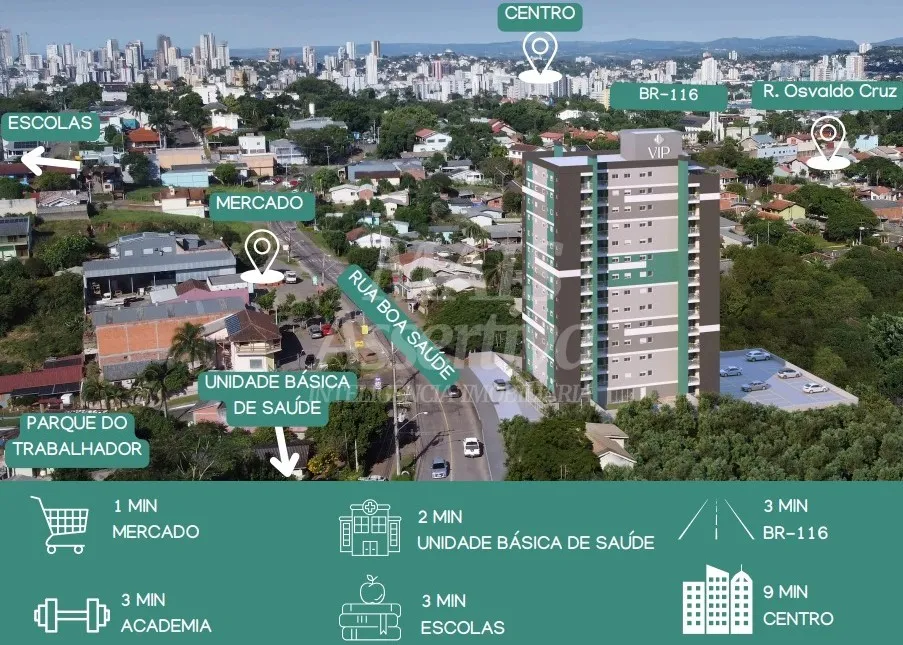Apartamento na planta  para venda em Novo Hamburgo bairro Primavera