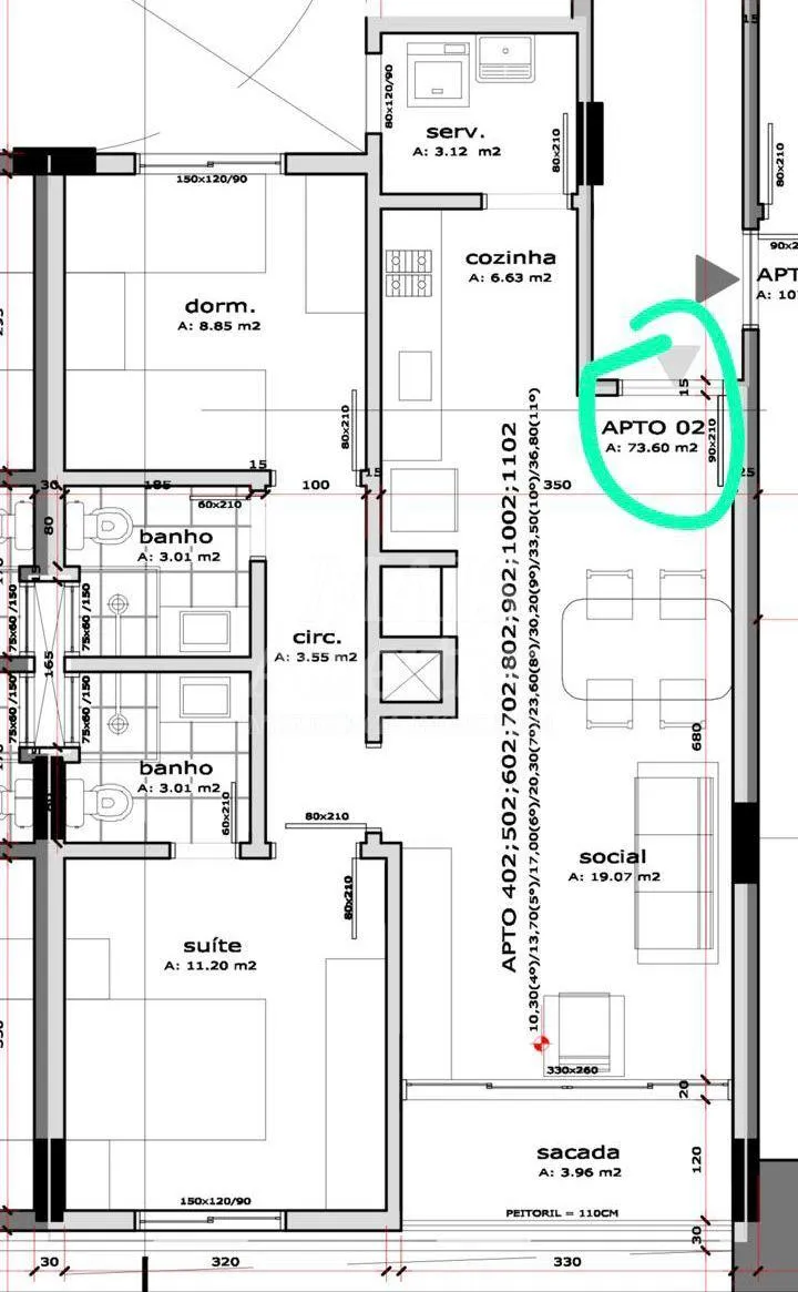 LINDO APARTAMENTO PARA VENDA EM CAPÃO DA CANOA-CENTRO