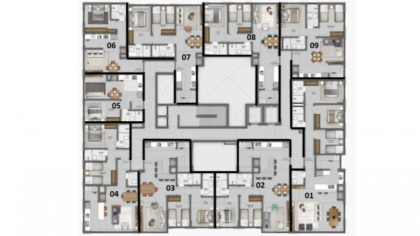 Apartamento Mobiliado e decorado 02 dormitórios para venda no bairro Navegantes em Capão da Canoa