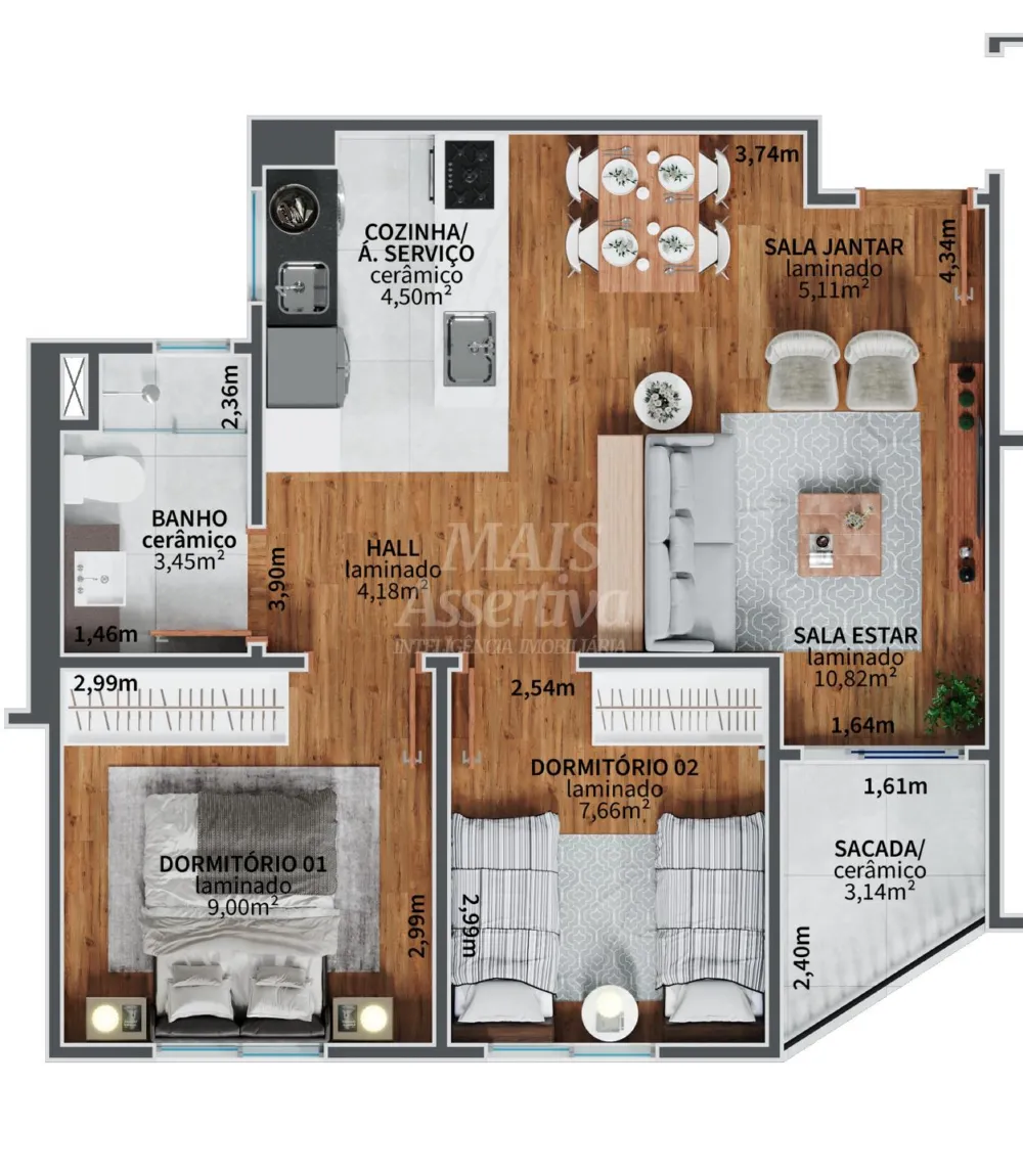 LANÇAMENTO EM SÃO LEOPOLDO APARTAMENTO PARA VENDA NO BAIRRO CAMPINA