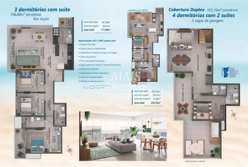 Apartamento para Venda em Arroio Do Sal / RS no bairro Centro